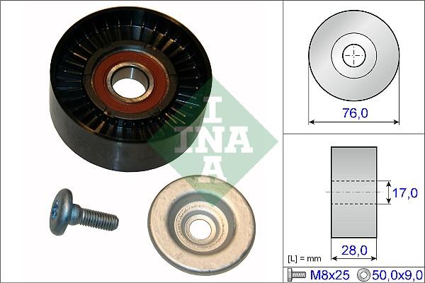 Wilmink Group WG1253124 - Ролик, поликлиновый ремень autospares.lv