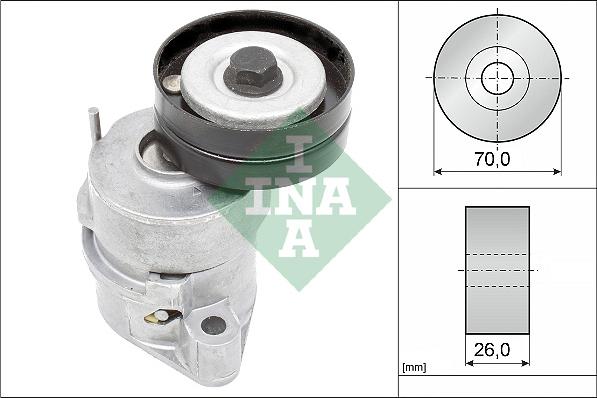 Wilmink Group WG1253348 - Натяжитель, поликлиновый ремень autospares.lv