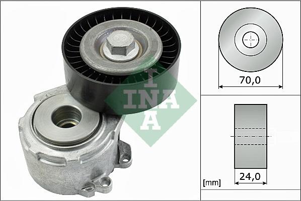 Wilmink Group WG1253355 - Натяжитель, поликлиновый ремень autospares.lv