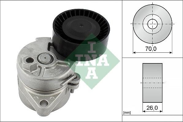 Wilmink Group WG1253350 - Натяжитель, поликлиновый ремень autospares.lv