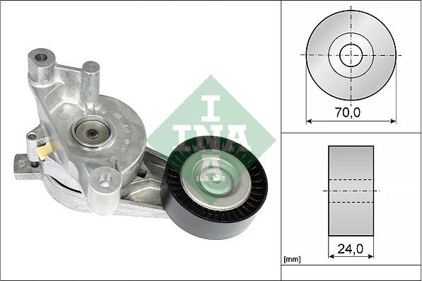 Wilmink Group WG1253308 - Натяжитель, поликлиновый ремень autospares.lv