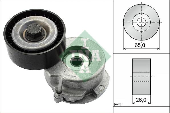 Wilmink Group WG1253302 - Натяжитель, поликлиновый ремень autospares.lv