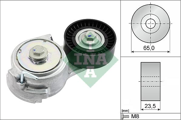 Wilmink Group WG1253316 - Натяжитель, поликлиновый ремень autospares.lv