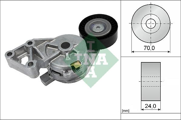 Wilmink Group WG1253377 - Натяжитель, поликлиновый ремень autospares.lv