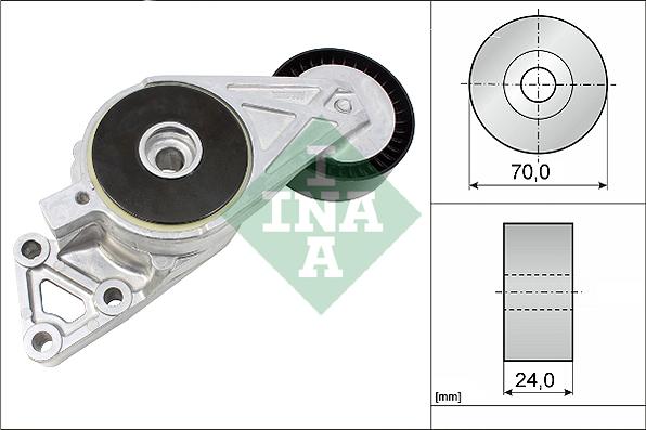 Wilmink Group WG1253221 - Натяжитель, поликлиновый ремень autospares.lv