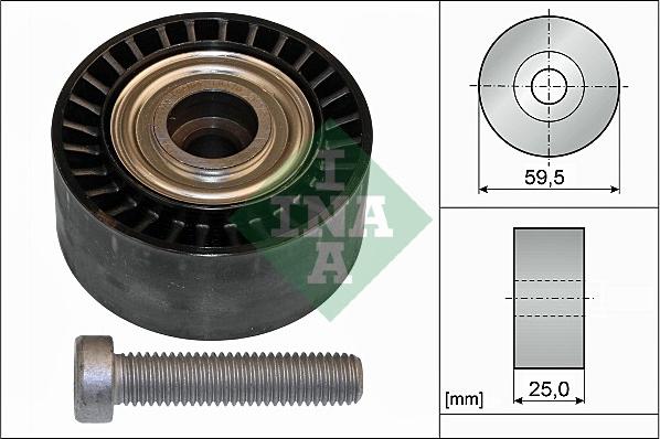 Wilmink Group WG1252976 - Ролик, поликлиновый ремень autospares.lv