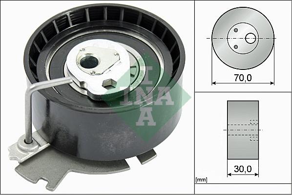 Wilmink Group WG1252459 - Натяжной ролик, зубчатый ремень ГРМ autospares.lv