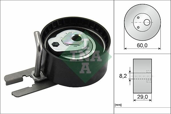 Wilmink Group WG1252412 - Натяжной ролик, зубчатый ремень ГРМ autospares.lv