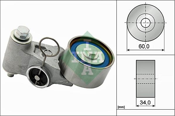 Wilmink Group WG1252480 - Натяжной ролик, зубчатый ремень ГРМ autospares.lv