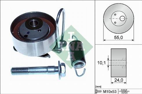 Wilmink Group WG1252425 - Натяжной ролик, зубчатый ремень ГРМ autospares.lv