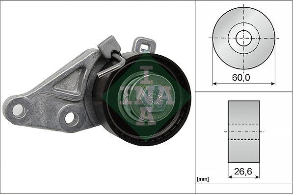 Wilmink Group WG1252426 - Натяжной ролик, зубчатый ремень ГРМ autospares.lv