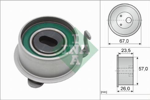 Wilmink Group WG1252478 - Натяжной ролик, зубчатый ремень ГРМ autospares.lv