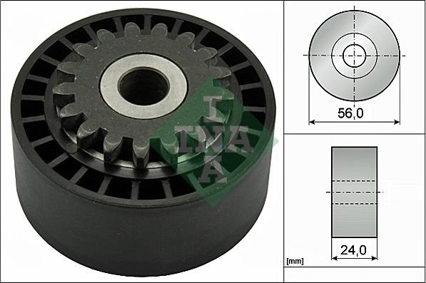 Wilmink Group WG1252568 - Ролик, поликлиновый ремень autospares.lv