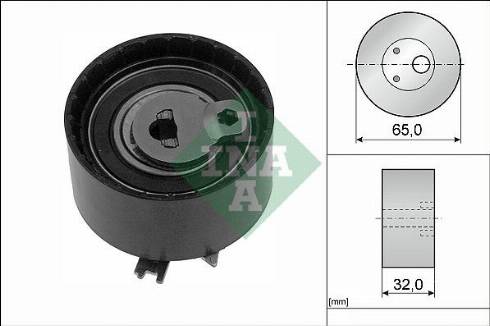 Wilmink Group WG1252535 - Натяжной ролик, зубчатый ремень ГРМ autospares.lv