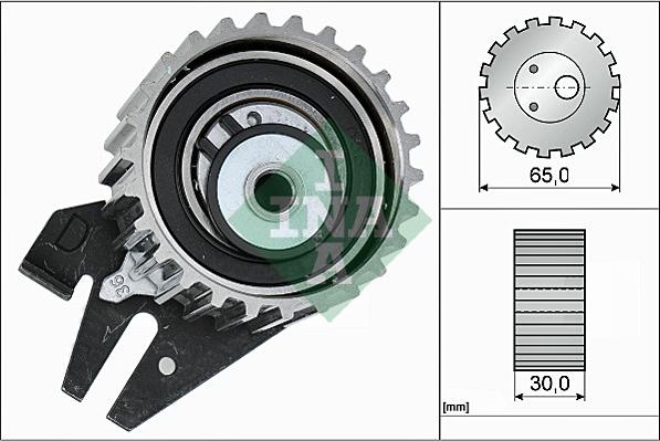 Wilmink Group WG1252643 - Натяжной ролик, зубчатый ремень ГРМ autospares.lv