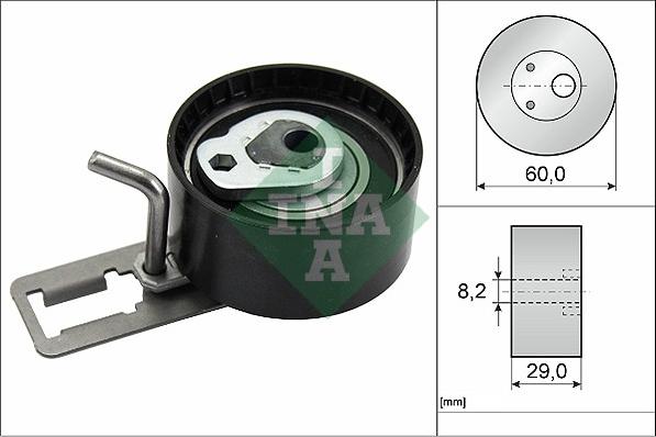 Wilmink Group WG1252647 - Натяжной ролик, зубчатый ремень ГРМ autospares.lv