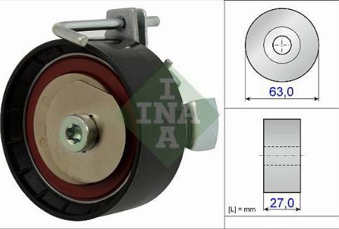 Wilmink Group WG1252664 - Натяжной ролик, зубчатый ремень ГРМ autospares.lv