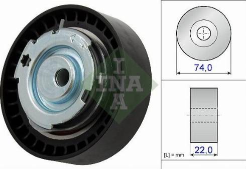 Wilmink Group WG1252663 - Натяжной ролик, зубчатый ремень ГРМ autospares.lv