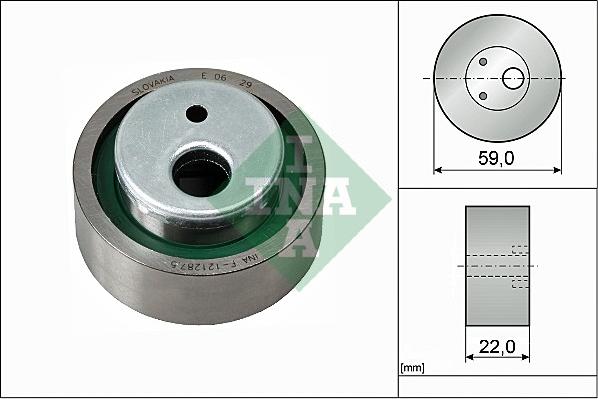 Wilmink Group WG1252077 - Натяжной ролик, зубчатый ремень ГРМ autospares.lv