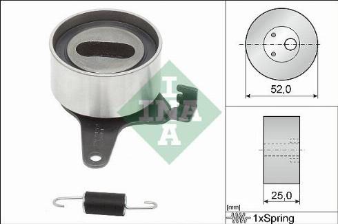 Wilmink Group WG1252128 - Натяжной ролик, зубчатый ремень ГРМ autospares.lv