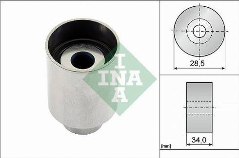 Wilmink Group WG1252827 - Направляющий ролик, зубчатый ремень ГРМ autospares.lv