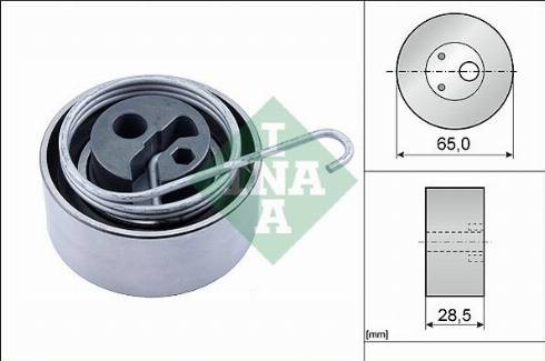 Wilmink Group WG1252397 - Натяжной ролик, зубчатый ремень ГРМ autospares.lv