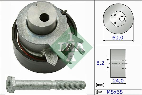 Wilmink Group WG1252280 - Натяжной ролик, зубчатый ремень ГРМ autospares.lv