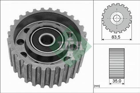 Wilmink Group WG1252724 - Направляющий ролик, зубчатый ремень ГРМ autospares.lv