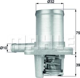 Wilmink Group WG1264913 - Термостат охлаждающей жидкости / корпус autospares.lv