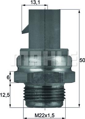 Wilmink Group WG1265984 - Термовыключатель, вентилятор радиатора / кондиционера autospares.lv