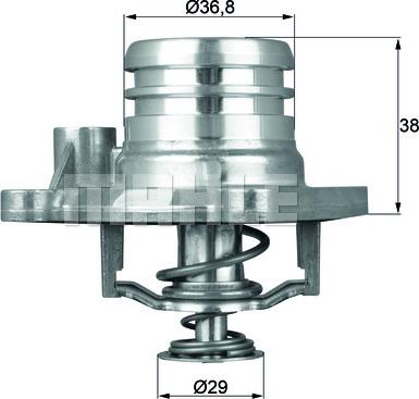 Wilmink Group WG1261849 - Термостат охлаждающей жидкости / корпус autospares.lv