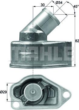 Wilmink Group WG1261842 - Термостат охлаждающей жидкости / корпус autospares.lv