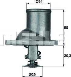 Wilmink Group WG1261818 - Термостат охлаждающей жидкости / корпус autospares.lv