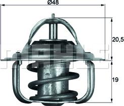 Wilmink Group WG1261799 - Термостат охлаждающей жидкости / корпус autospares.lv