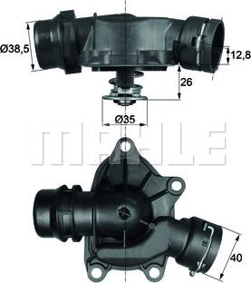 Wilmink Group WG1217663 - Термостат охлаждающей жидкости / корпус autospares.lv