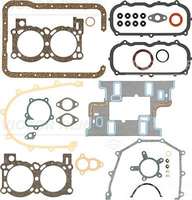 Wilmink Group WG1238591 - Комплект прокладок, двигатель autospares.lv