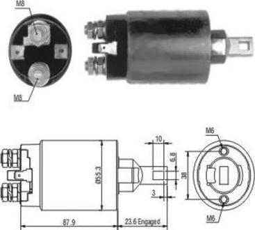 Wilmink Group WG1748229 - Тяговое реле, соленоид, стартер autospares.lv