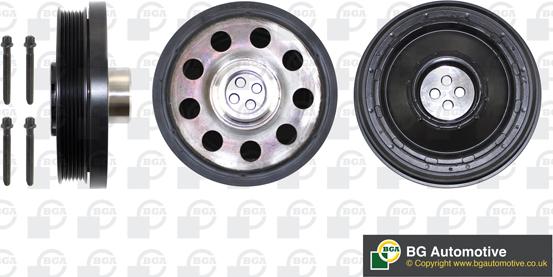 Wilmink Group WG1760812 - Шкив коленчатого вала autospares.lv