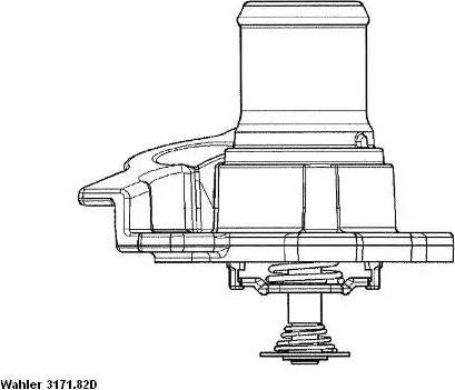 Wilmink Group WG1700008 - Термостат охлаждающей жидкости / корпус autospares.lv