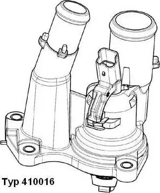 Wilmink Group WG1700024 - Термостат охлаждающей жидкости / корпус autospares.lv