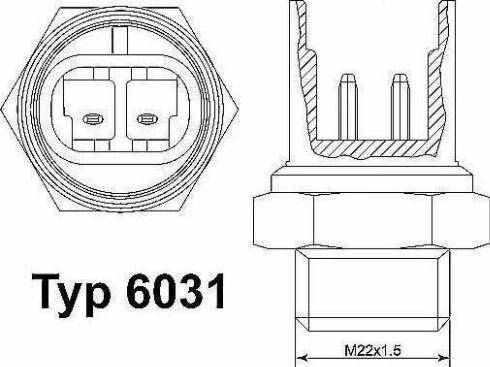 Wilmink Group WG1700183 - Термовыключатель, вентилятор радиатора / кондиционера autospares.lv