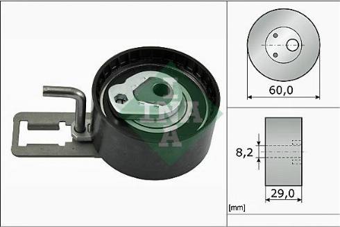 Wilmink Group WG1710099 - Натяжной ролик, зубчатый ремень ГРМ autospares.lv