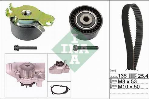 Wilmink Group WG1710020 - Водяной насос + комплект зубчатого ремня ГРМ autospares.lv