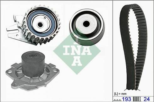 Wilmink Group WG1710073 - Водяной насос + комплект зубчатого ремня ГРМ autospares.lv