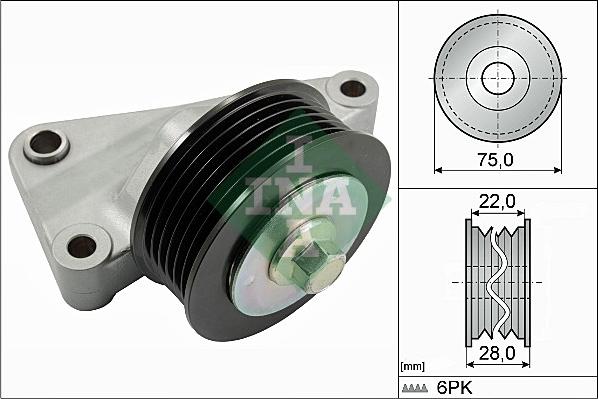 Wilmink Group WG1710148 - Ролик, поликлиновый ремень autospares.lv