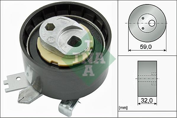 Wilmink Group WG1710105 - Натяжной ролик, зубчатый ремень ГРМ autospares.lv