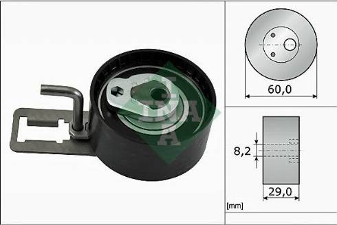 Wilmink Group WG1710100 - Натяжной ролик, зубчатый ремень ГРМ autospares.lv