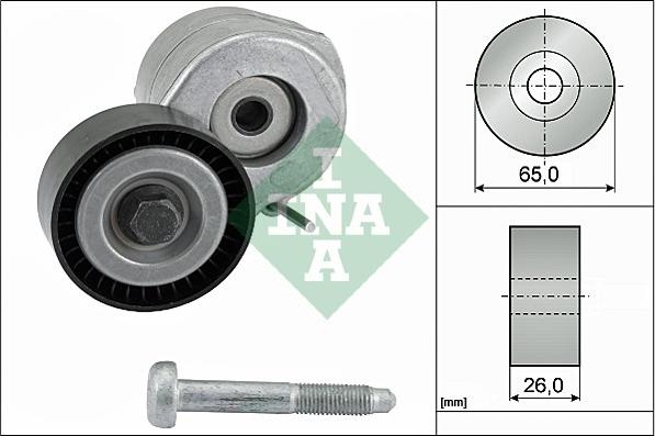 Wilmink Group WG1710201 - Натяжитель, поликлиновый ремень autospares.lv