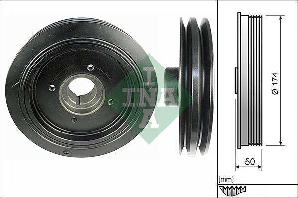 Wilmink Group WG1710234 - Шкив коленчатого вала autospares.lv