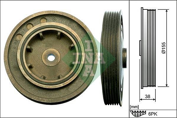 Wilmink Group WG1710229 - Шкив коленчатого вала autospares.lv